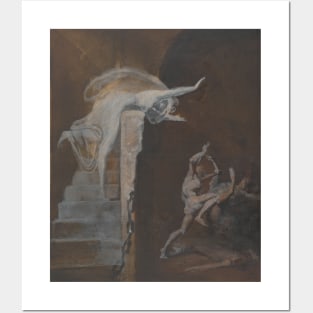Ariadne Watching the Struggle of Theseus with the Minotaur by Henry Fuseli Posters and Art